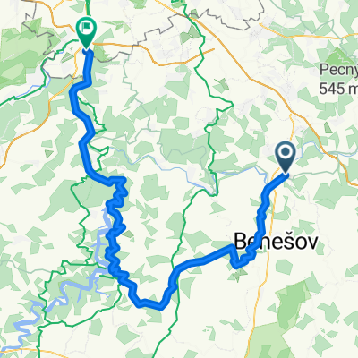 Cercany - Konopiste - Neveklov - Slapy - Zbraslav