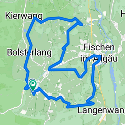 Allgäu Drei Dörfer Runde as ridden
