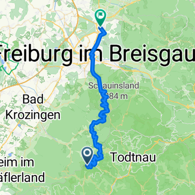 Belchen - Stohren - Schauinsland - Gundelfingen