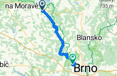 Route in der Bikemap App öffnen