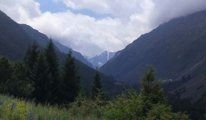 Photo 1 of the Bikemap route "Ala archa - Bishkek"