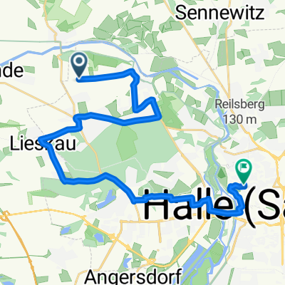 Radrunde durch Halle (Saale)