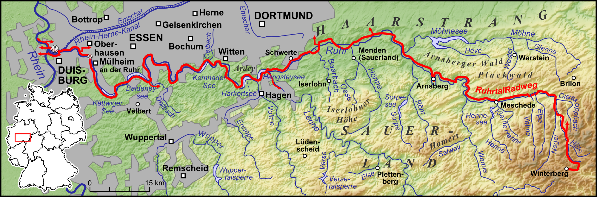 Ruhrtal Radweg (1/2)