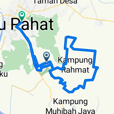 Long bike tour from Sri Gading to Batu Pahat