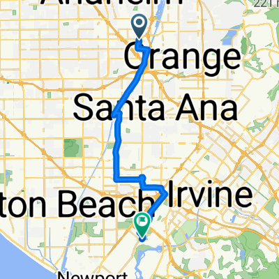 ride from Anaheim to Newport Beach