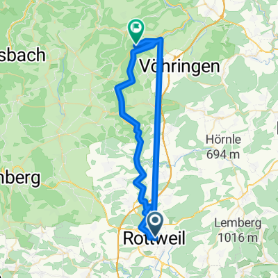 Etappe 2 Rottweil - Sulz- Sulzer Viehhaus