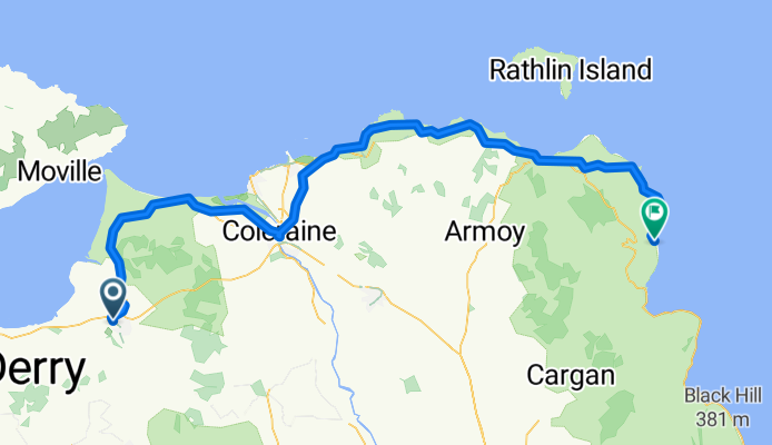 V Limavady - Cushendun 96Km