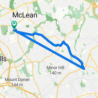 Brief bike tour through Mc Lean