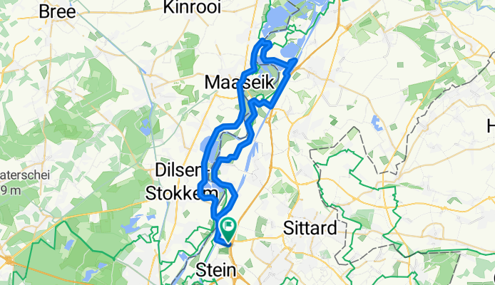 Route an der Maas
