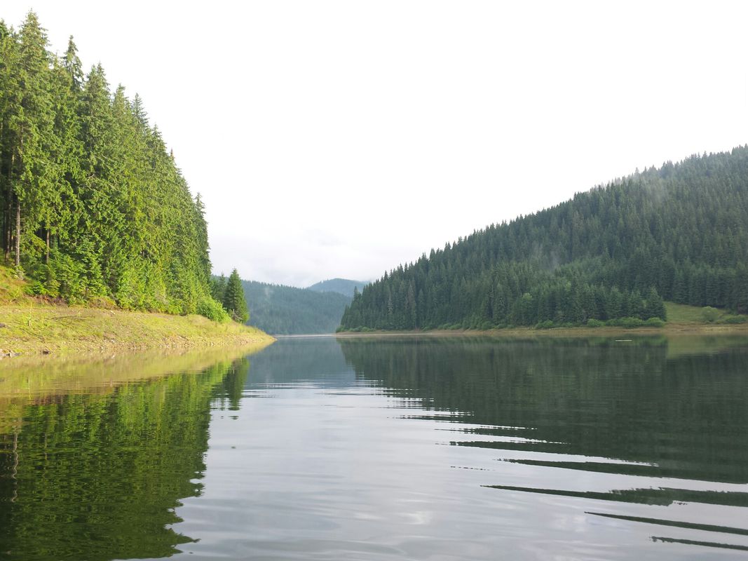 SUP session on Fântânele Lake, Beliș, Cluj Romania