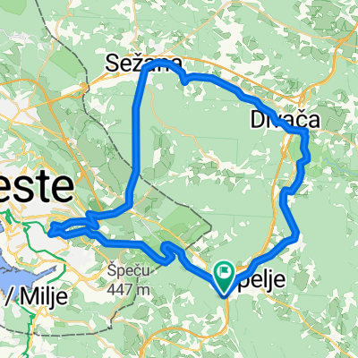 Raute - Kozina - Divaccia - Sesana