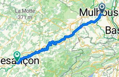 Route in der Bikemap App öffnen