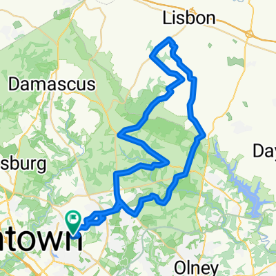 Long ride through Gaithersburg