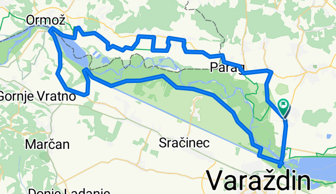 Ruta oko Varaždinskog jezera