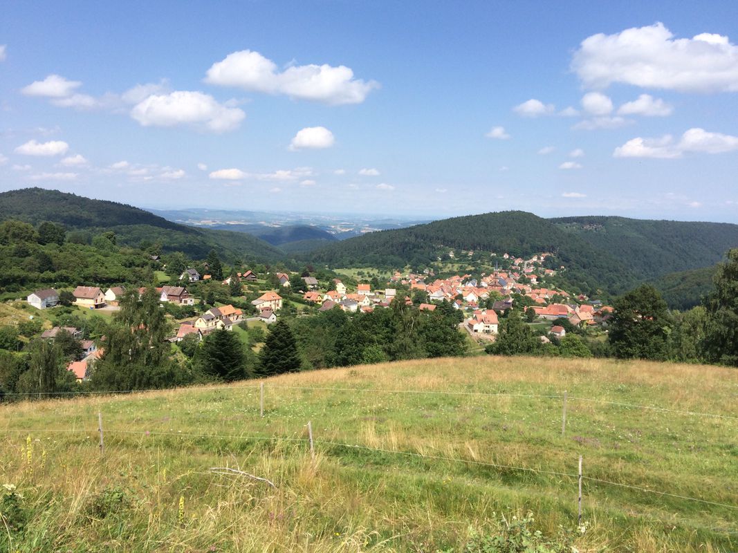 Long ride through Niederhaslach