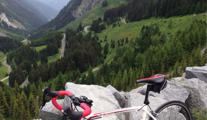 Photo 1 of the Bikemap route "Long bike tour through Fiss"