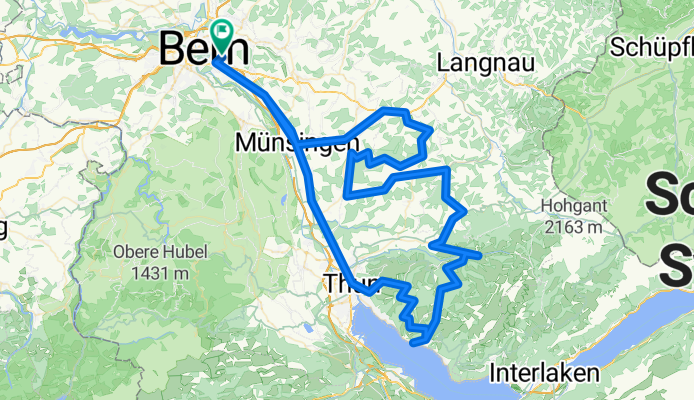 Bern-Thun-Goldiwil-Gunten-Emmental-Bowil-Bern