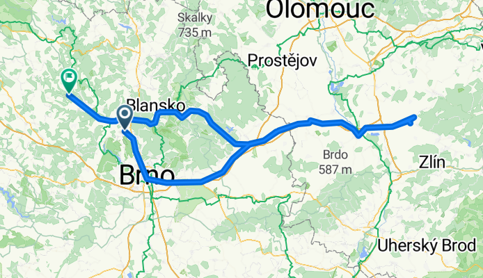 Kuřim - Holešov - Jilmoví 