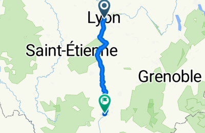 Route in der Bikemap App 枚ffnen