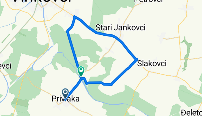 Privlaka - Laze - Jankovci - Mirkovci - Privlaka