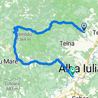 Benic, Necrilesti, Sfârcea, Poiana Narciselor - tentativa, Coborâre pe Zlatna