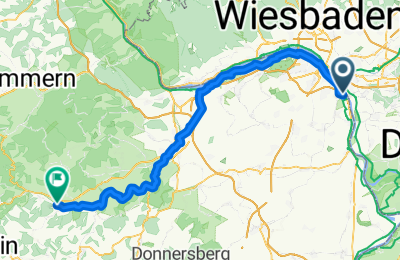 Route in der Bikemap App öffnen