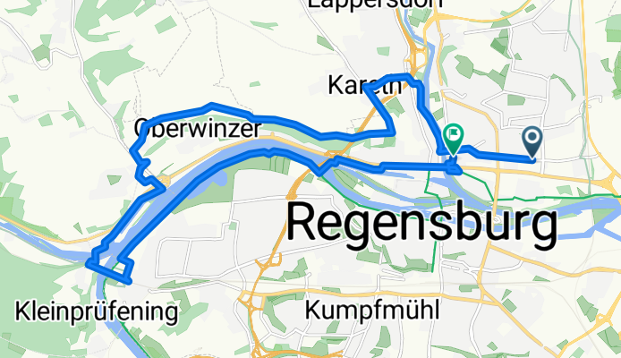 Kleine Runde über Winzerer Höhen, Mariaort und an der Donau