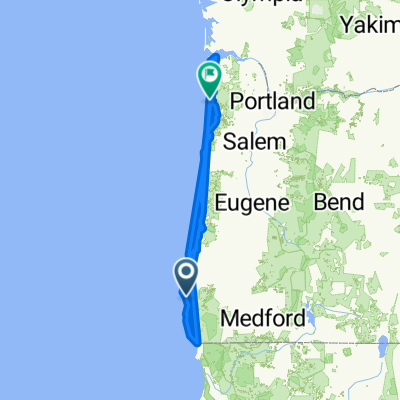 Oregon Coast Bike Route