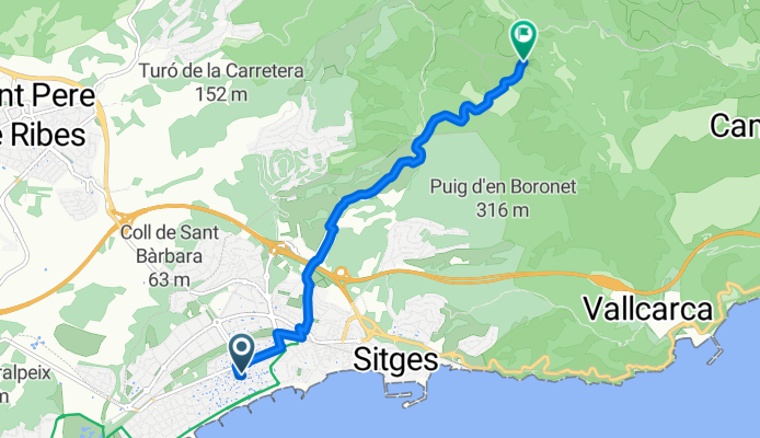 Sitges to Garraf