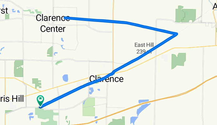 Long ride through Clarence