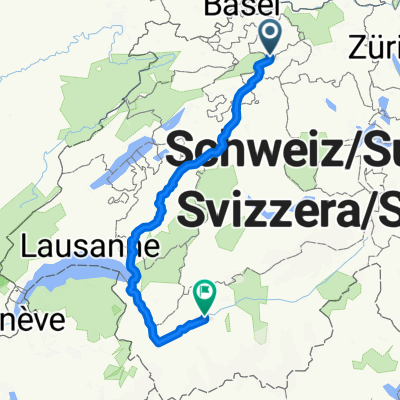 Bern Friburg Sion ab Langenbruck