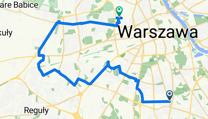 bike tour through Warszawa