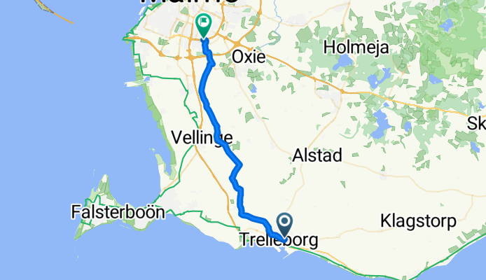Schweden route