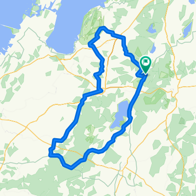 140km väst