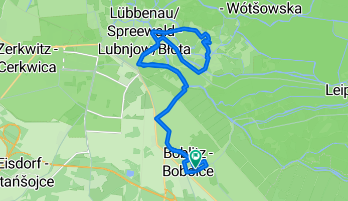 Ausfahrt durch Lübbenau/Spreewald