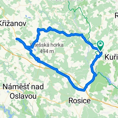 Lengthy ride through Čebín