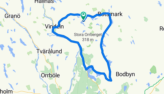 Vindel-Ånäset - Tavelsjö - Vindeln