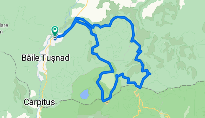 bike tour through Băile Tuşnad