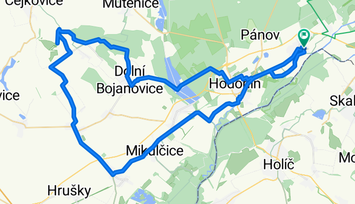 Rohatec 2 přes Průšanky 54km