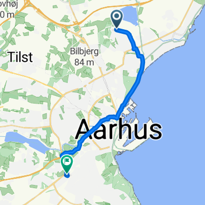 ride from Risskov to Viby J