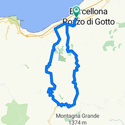 Barcellona P. di G.-Novara di Sicilia-Fondachelli Fantina-Barcellona P.diG-