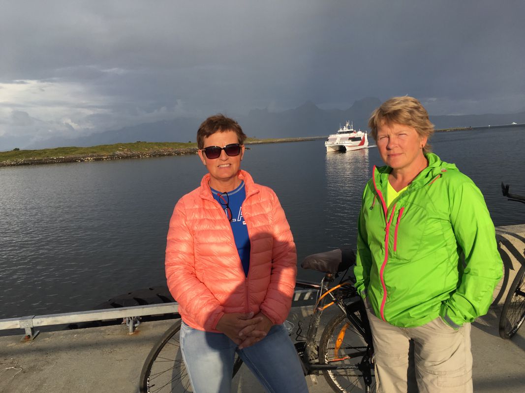 Lengthy bike tour from Sandnessjøen to Vega