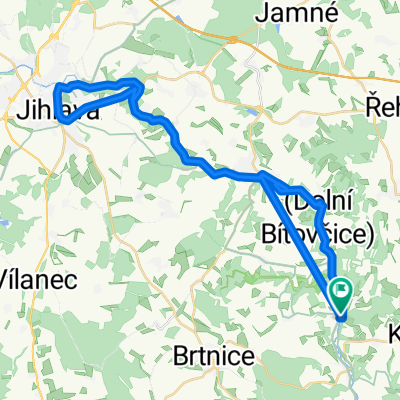Lengthy ride through Brtnice