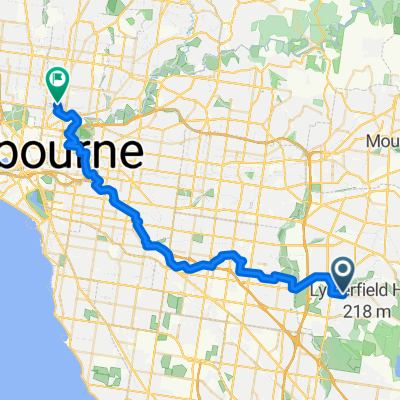 Rowville to Fitzroy North