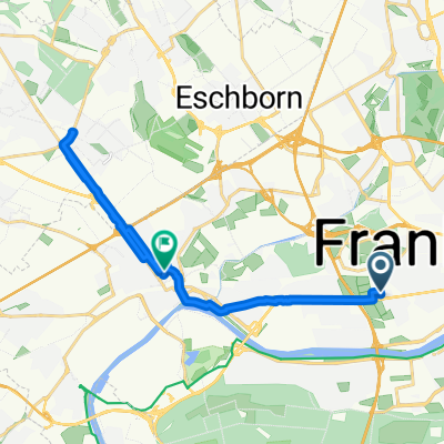 Radrunde durch Frankfurt am Main