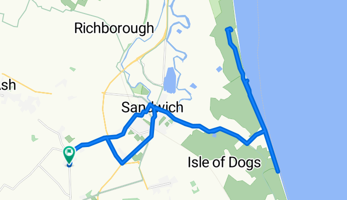 bike tour through sandwich