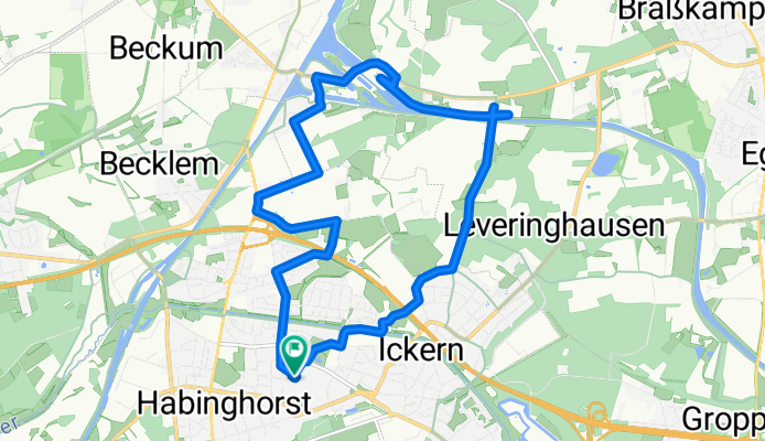 Ausfahrt durch Castrop-Rauxel