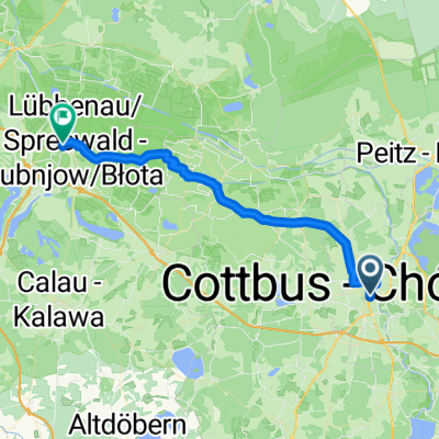 Cottbus - Lübbenau Tag 1 (10.09.2016) 37,6Km