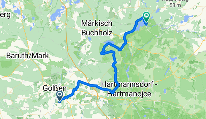 Sagritz - Alt Schadow Tag 3 (12.9.2016) 56Km mit Geocaching
