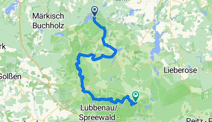 Alt Schadow-Straupitz Tag 4 (13.09.) 62,8KM